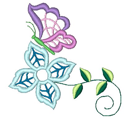 Butterfly Fantasy [4x4 & 5x7 mixed] 11279 Machine Embroidery Designs