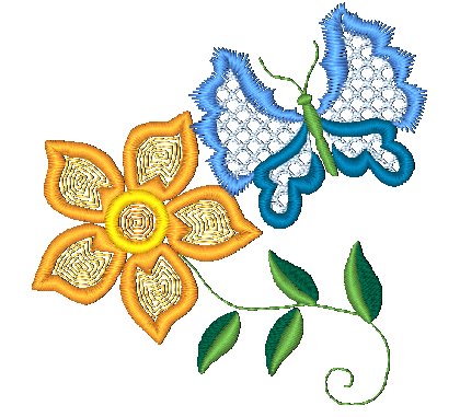 Butterfly Fantasy [4x4 & 5x7 mixed] 11279 Machine Embroidery Designs