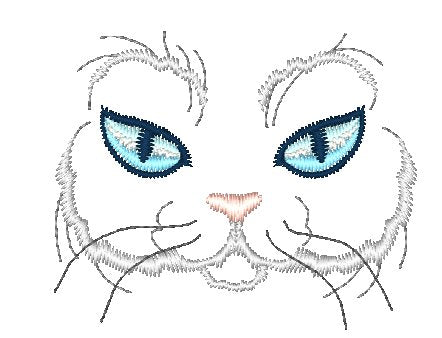 Feline Faces [4x4] 11357 Machine Embroidery Designs