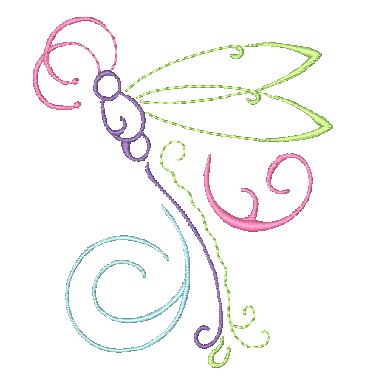 Art Deco Dragonflies [4x4] 11153 Machine Embroidery Designs