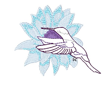 Elegant Hummingbirds [4x4] 11758 Machine Embroidery Designs