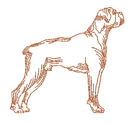 DOG BREED SERIES  Boxers [4x4 & 5x7 mixed] 11033  Machine Embroidery Designs