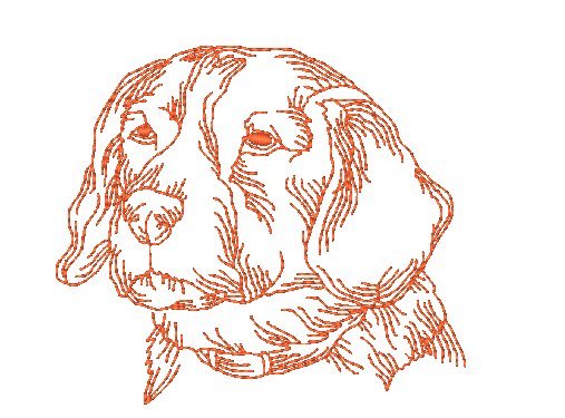 DOG BREED SERIES Beagles [4x4] 11034  Machine Embroidery Designs
