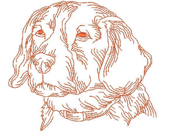DOG BREED SERIES Beagles [4x4] 11034  Machine Embroidery Designs