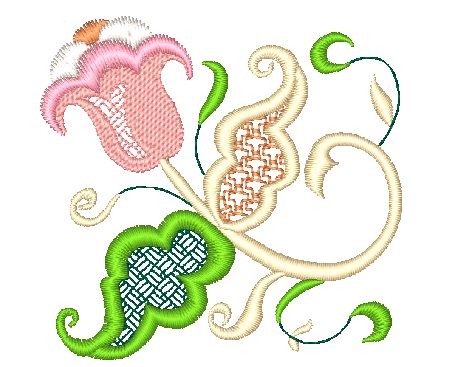 Jacobean Florals  11505 Machine Embroidery Designs