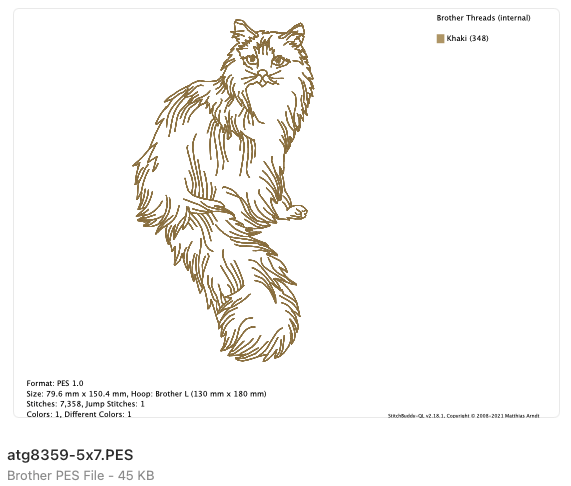 CAT SERIES Ragdoll [Mixed 4x4 7 5x7] 11032 Machine Embroidery Designs