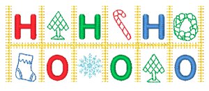 Christmas Word Blocks [4x4 & 5x7 Mixed] 11741 Machine Embroidery Designs