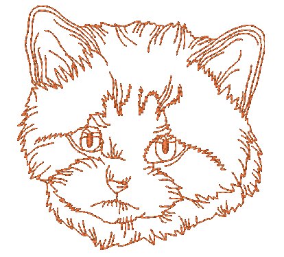 CAT SERIES - Ragamuffin [5x7] 10994 Machine Embroidery Designs