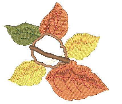 Pumpkins and Leaves( Some Applique) [4x4] 10920 Machine Embroidery Designs