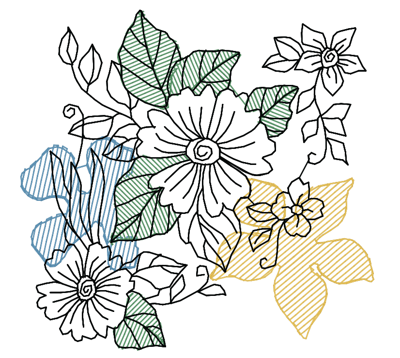 Floral Dream Redwork [4x4] 11012  Machine Embroidery Designs