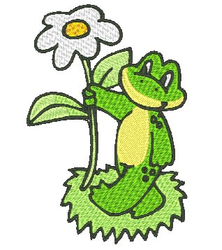 Adorable Frogs Machine Embroidery Designs # 10650