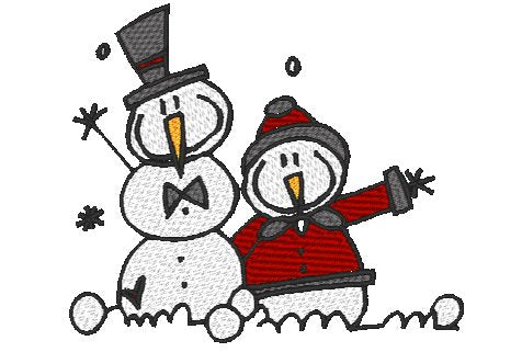 A kids View of Snowmen [4x4] # 10861