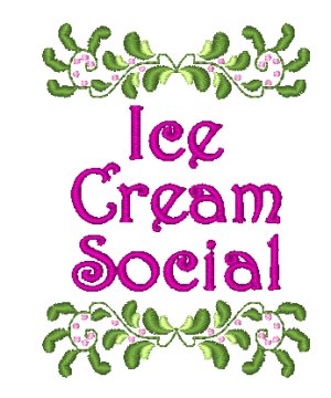 Ice Cream Social  [4x4]  &  [5x7]  # 10271