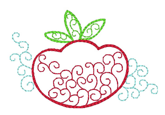 Decorative Vegetables [4x4] 11542 Machine Embroidery Designs