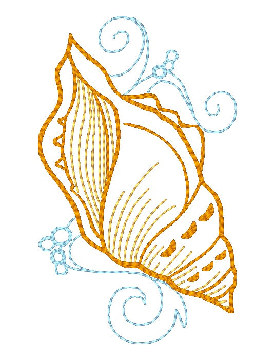 Seashells [4x4] 11648 Machine Embroidery Designs