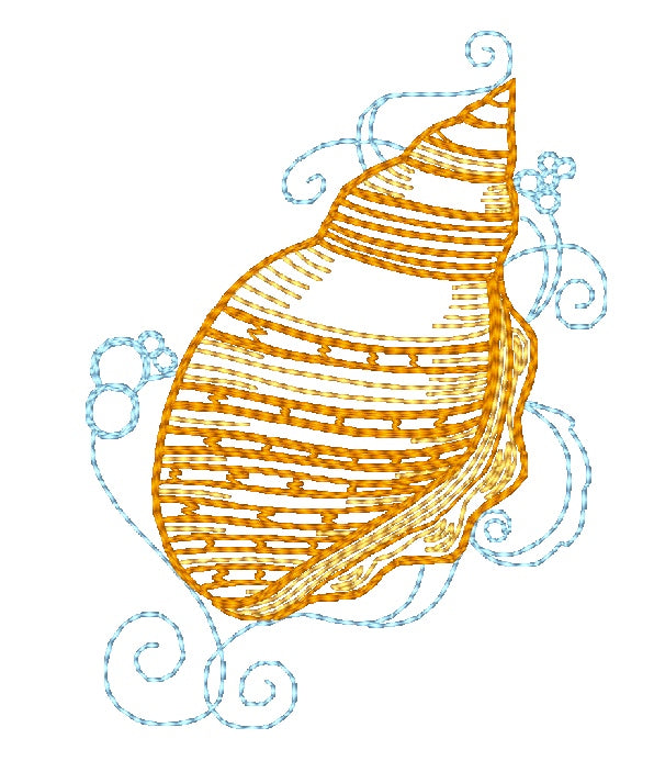 Seashells [4x4] 11648 Machine Embroidery Designs