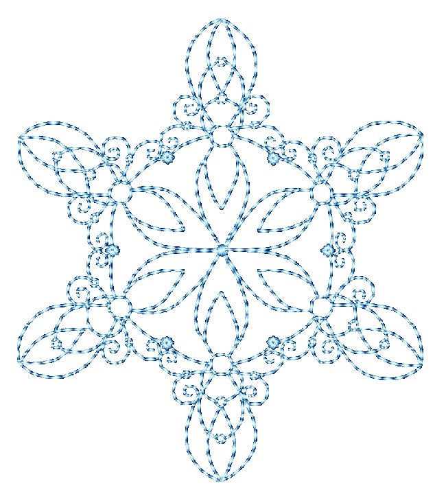 Beautiful Snowflakes  [4x4] # 10662