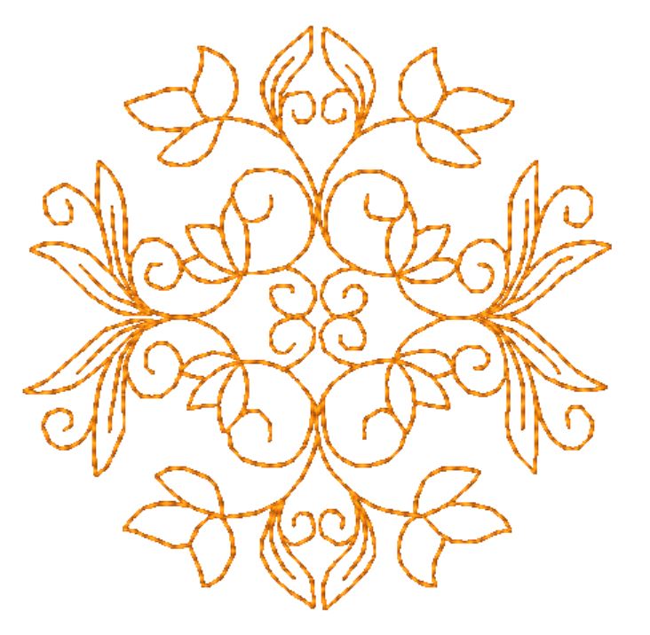 Natural Ornaments [4x4] 11689 Machine Embroidery Designs