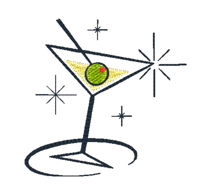 Retro Cocktails  [4x4] #  10514