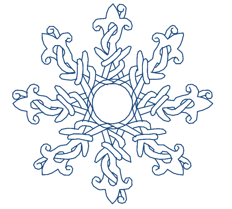 Snow Stars [4x4] 11713 Machine Embroidery Designs