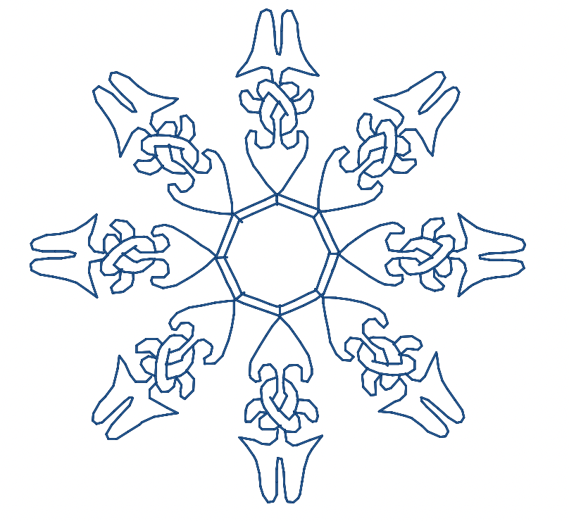 Snow Stars [4x4] 11713 Machine Embroidery Designs