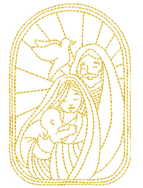 Nativity EC HAP [4x4] 11688 Machine Embroidery Designs