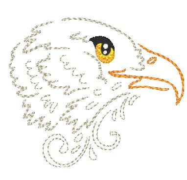 Decorative Eagles Redwork [4x4 & 4x7] 11567 Machine Embroidery Designs