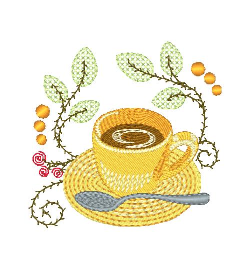 Jacobean Coffee and Tea  [4x4]  ATWS10380