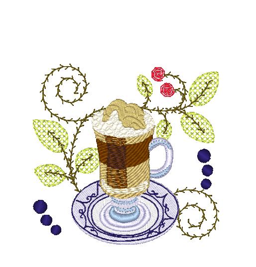 Jacobean Coffee and Tea  [4x4]  ATWS10380
