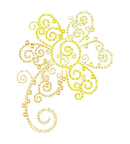 Curly Flowers [4x4] 11307 Machine Embroidery Designs