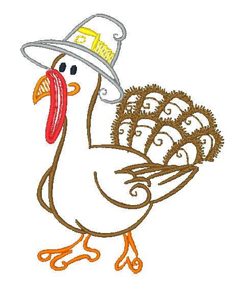 Color Outline Thanksgiving-BEC [4x4] 10947 Machine Embroidery Designs