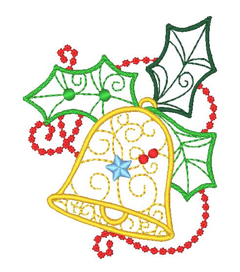 Ornamental and Decorative Christmas [4x4] # 10855