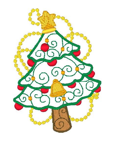 Ornamental and Decorative Christmas [4x4] # 10855