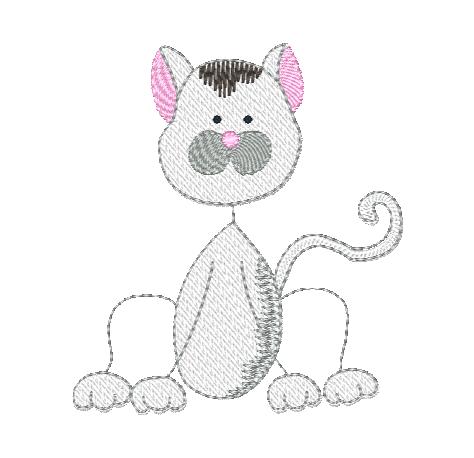 Sticky Cats [4x4] 11445 Machine Embroidery Designs