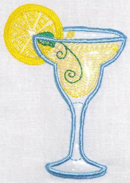 Lemonade Applique  11087 Machine Embroidery Designs