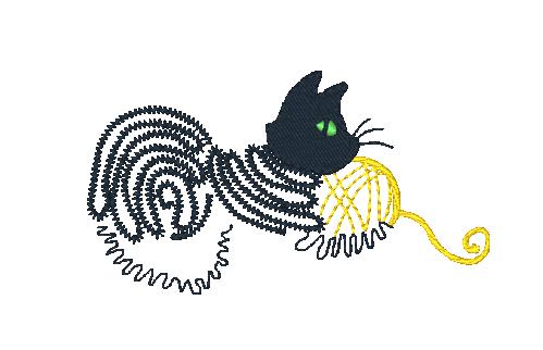 Cute Naughty Cats [4x4] 11571 Machine Embroidery Designs