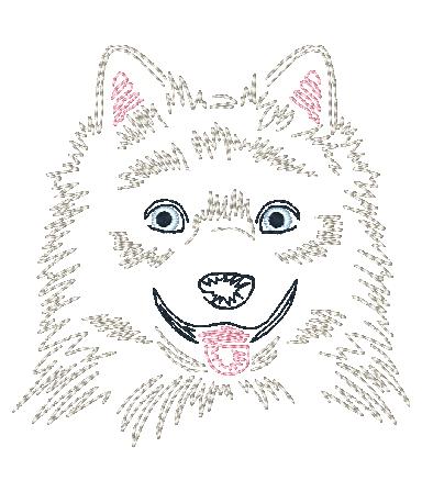 Zig Zag Dogs 3 [4x4] 11134 Machine Embroidery Designs