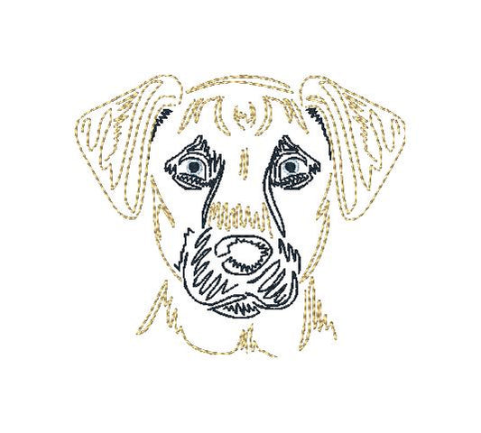 zig Zag Dogs-4 [4x4] 11473 Machine Embroidery Designs