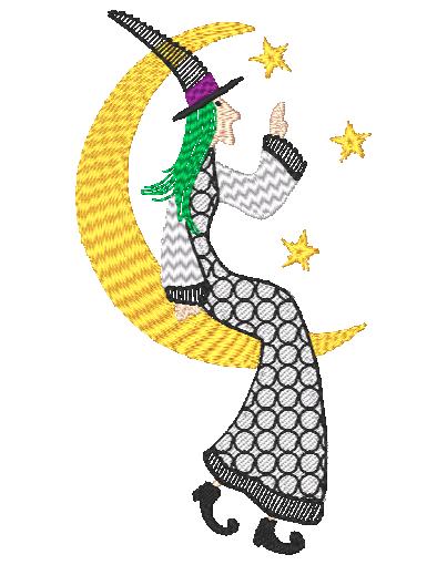 Witchy [4x4 % 5x7] 11419 Machine Embroidery Designs