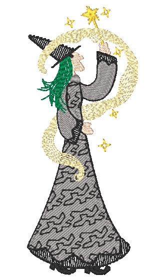 Witchy [4x4 % 5x7] 11419 Machine Embroidery Designs