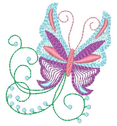 Freedom Butterflies-BEC  11523  Machine Embroidery Designs