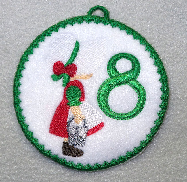 FSA Twelve Days of Christmas Ornaments  [4x4] # 10182