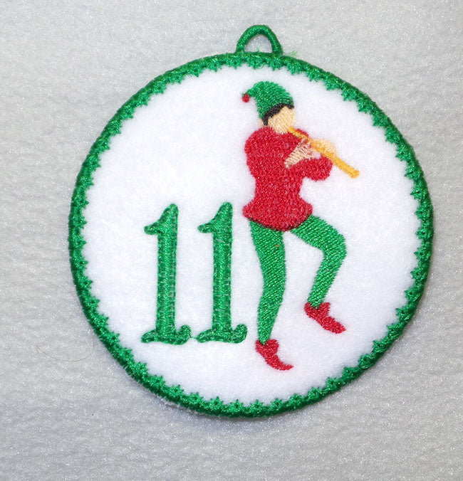 FSA Twelve Days of Christmas Ornaments  [4x4] # 10182