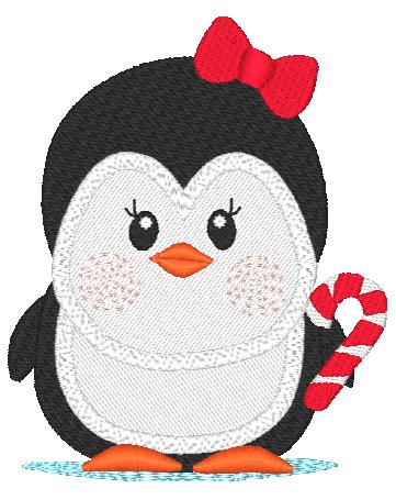 Christmas Penguins  [4x4] # 10198