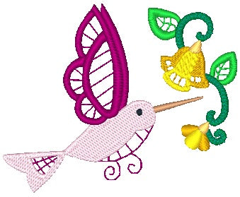 Colorlace Hummingbirds [5x7] 11368 Machine Embroidery Designs