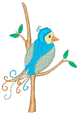More Curly Birds [Mixed 4x4 & 5x7] 11554 Machine Embroidery Designs