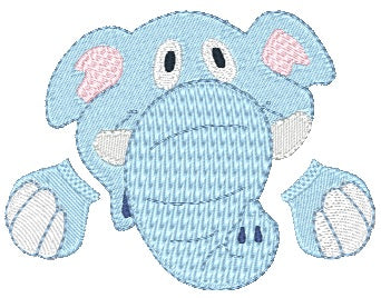 Animals For Baby Bibs [4x4] 11481 Machine Embroidery Designs