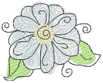 Retro Flowers-CMM [4x4] 11708 Machine Embroidery Designs