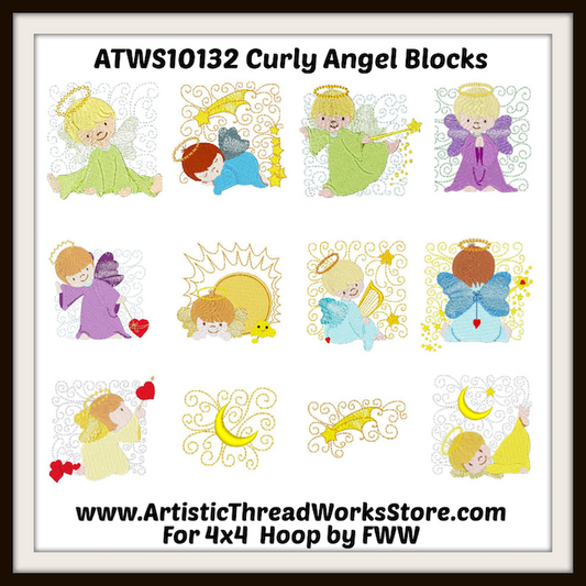 Curly Angel Blocks   ATWS-10132