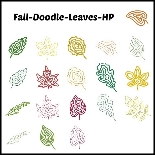 Fall Doodle Leaves   ATWS-10019